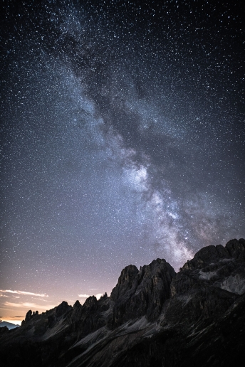 Starry Nights in the Dolomites Italy.